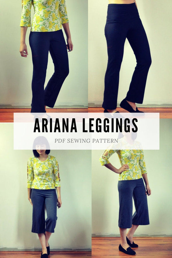 Ariana Leggings PDF sewing pattern - DGpatterns