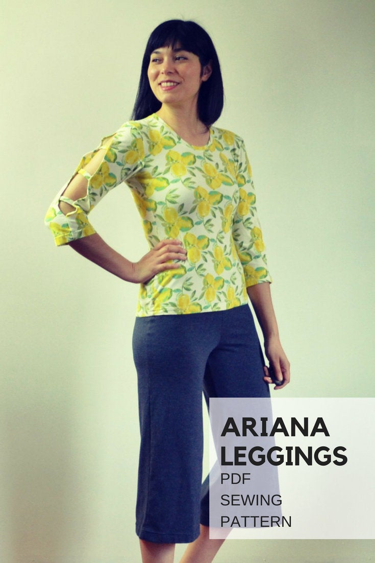 Ariana Leggings PDF sewing pattern – DGpatterns