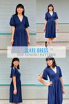 Clare Dress Pattern PDF sewing pattern - DGpatterns
