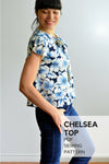 The Chelsea Top PDF sewing pattern and sewing tutorial - DGpatterns