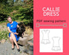 Callie Dress PDF sewing pattern and sewing tutorial - DGpatterns