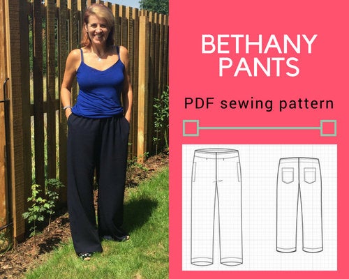 The Bethany pants PDF sewing pattern and tutorial - DGpatterns