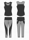 Rowen Activewear Set PDF sewing pattern - DGpatterns