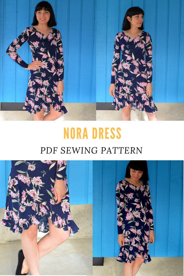 Nora Dress PDF sewing pattern - DGpatterns