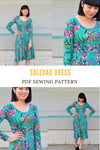 Soledad Dress PDF sewing pattern and tutorial - DGpatterns