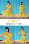 Mariana Dress PDF sewing pattern - DGpatterns