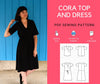 Cora Top and Dress PDF sewing pattern - DGpatterns