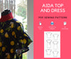 The Aida Top and Dress Pattern - DGpatterns