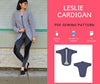 Leslie Cardigan PDF sewing pattern - DGpatterns