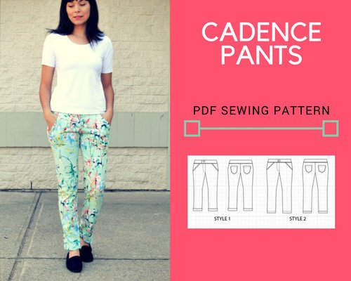 Cadence Pants PDF sewing pattern - DGpatterns