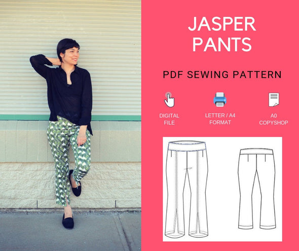Jasper Pants PDF sewing pattern - DGpatterns