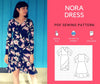 Nora Dress PDF sewing pattern - DGpatterns