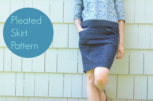Pleated Skirt PDF Pattern - DGpatterns