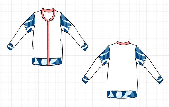 Inara Bomber Jacket PDF sewing pattern