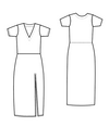 Karina Dress For WOMEN PDF sewing pattern and sewing tutorial